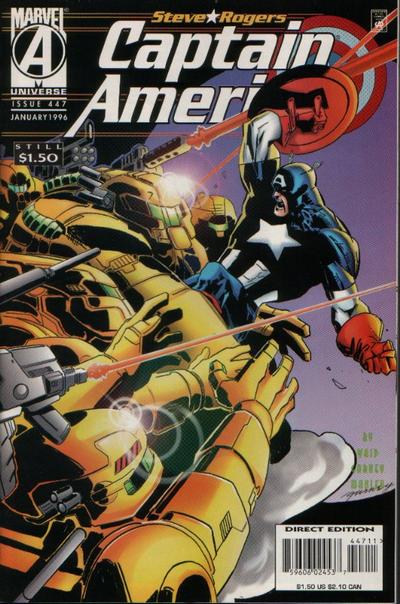 Captain America #447 [Direct Edition]-Very Fine