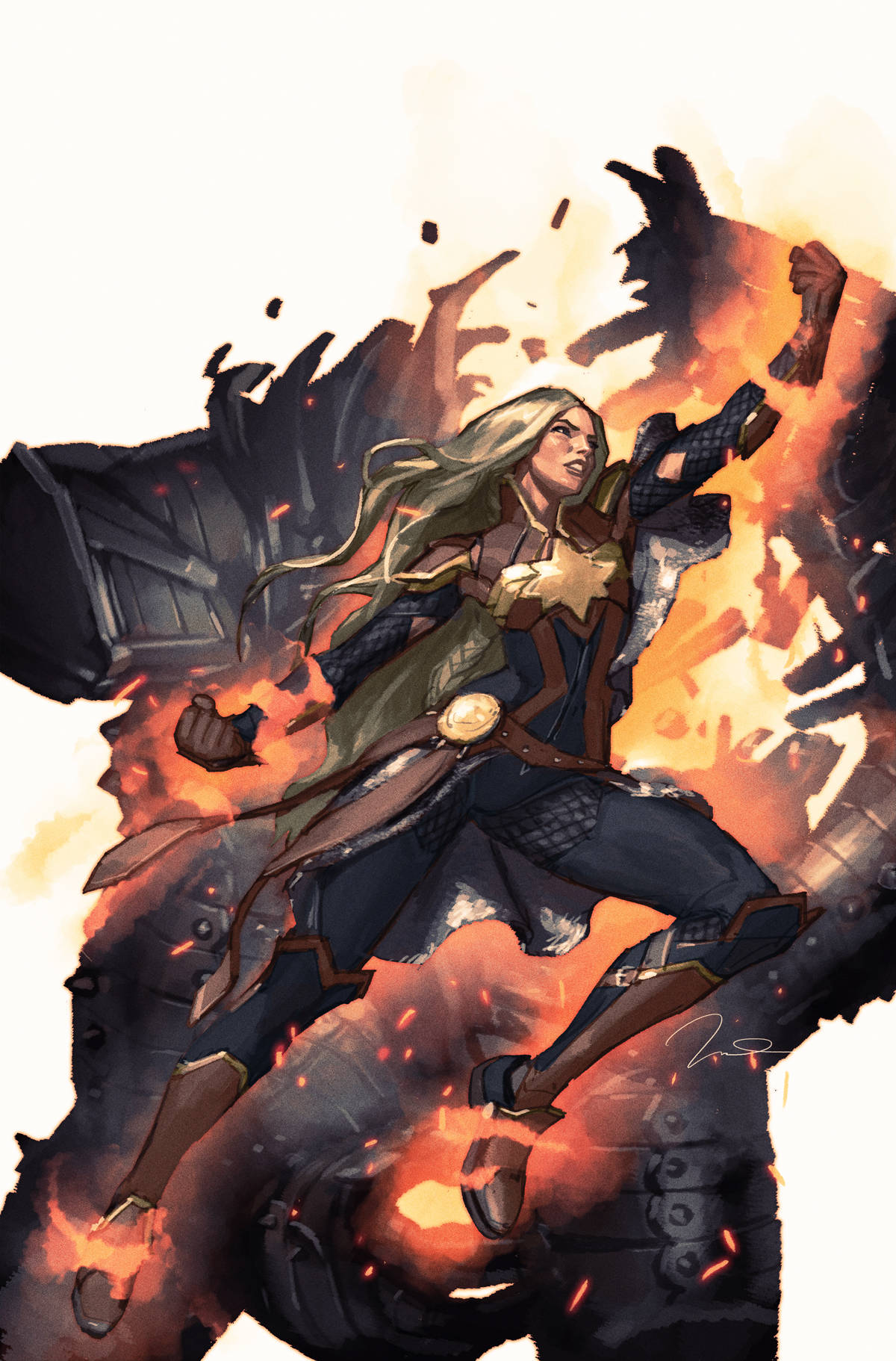 Captain Marvel #4 Parel Asgardian Variant (2019)