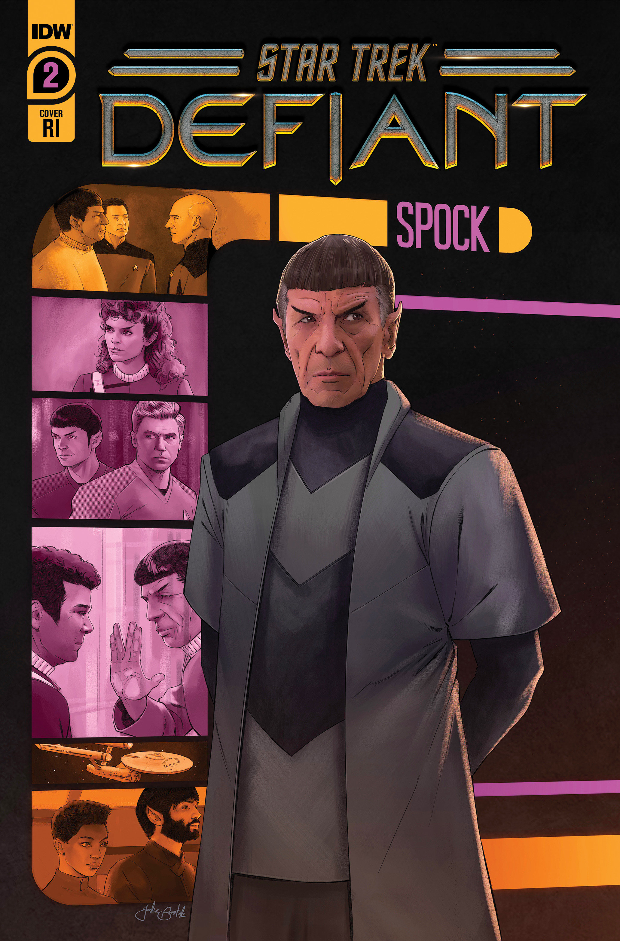 Star Trek: Defiant #2 Cover E 1 for 25 Incentive Bartok