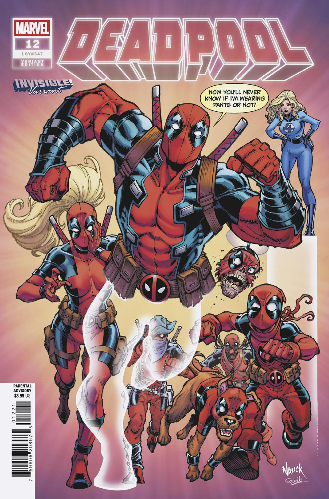 Deadpool #12 Todd Nauck Invisible! Variant (Deadpools vs Spider-Man)