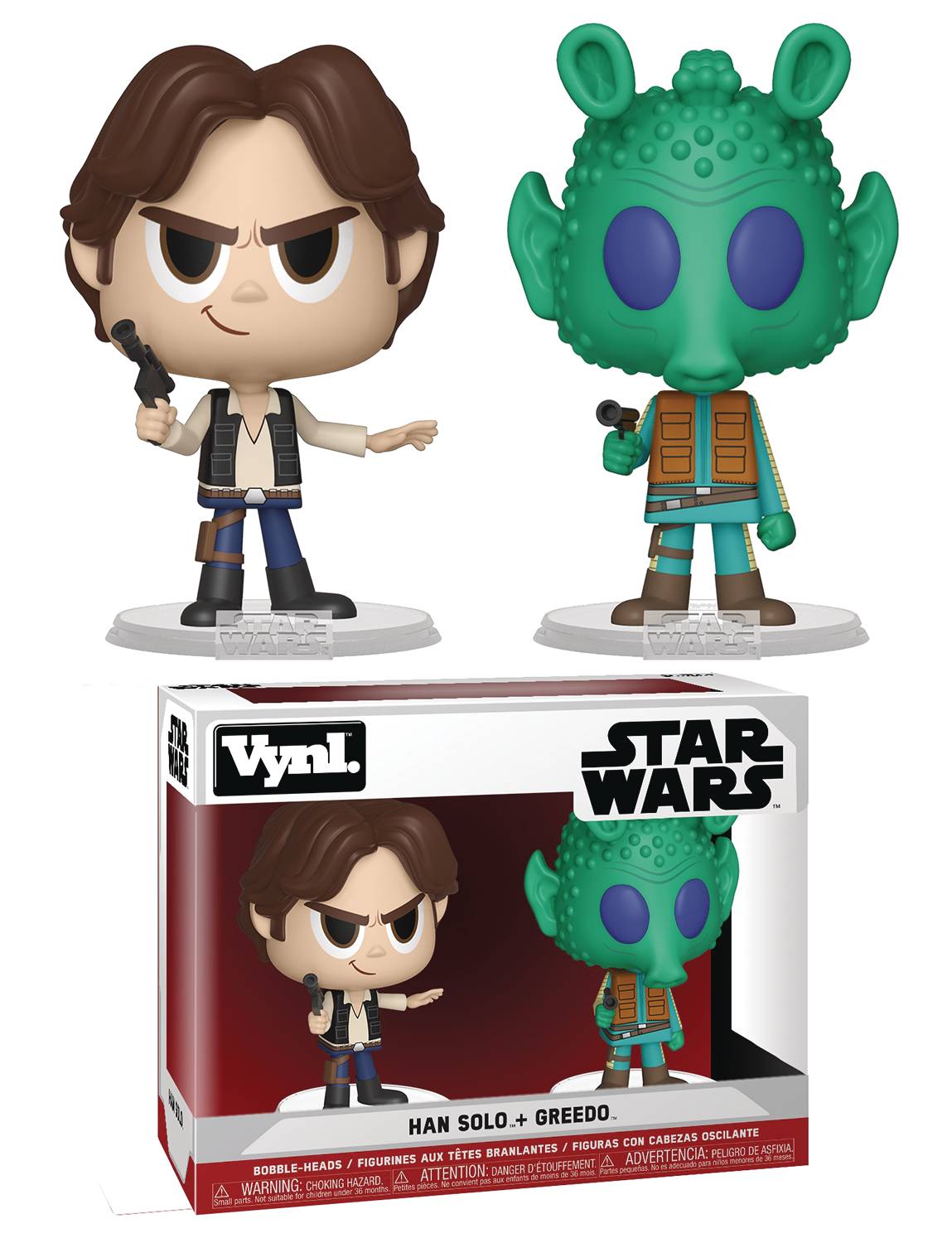 Vynl Star Wars Han Solo & Greedo Vinyl Figure 2pk