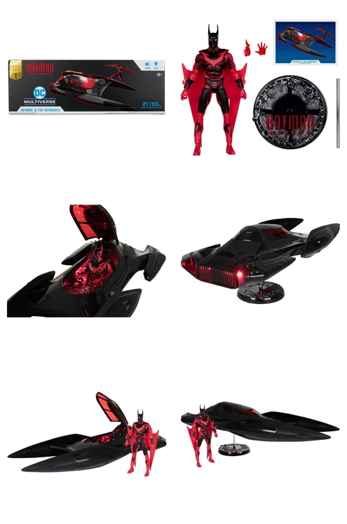 ***Pre-Order*** DC Multiverse Batman Beyond & The Batmobile (Gold Label)