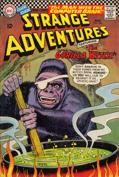 Strange Adventures #186 - G/Vg