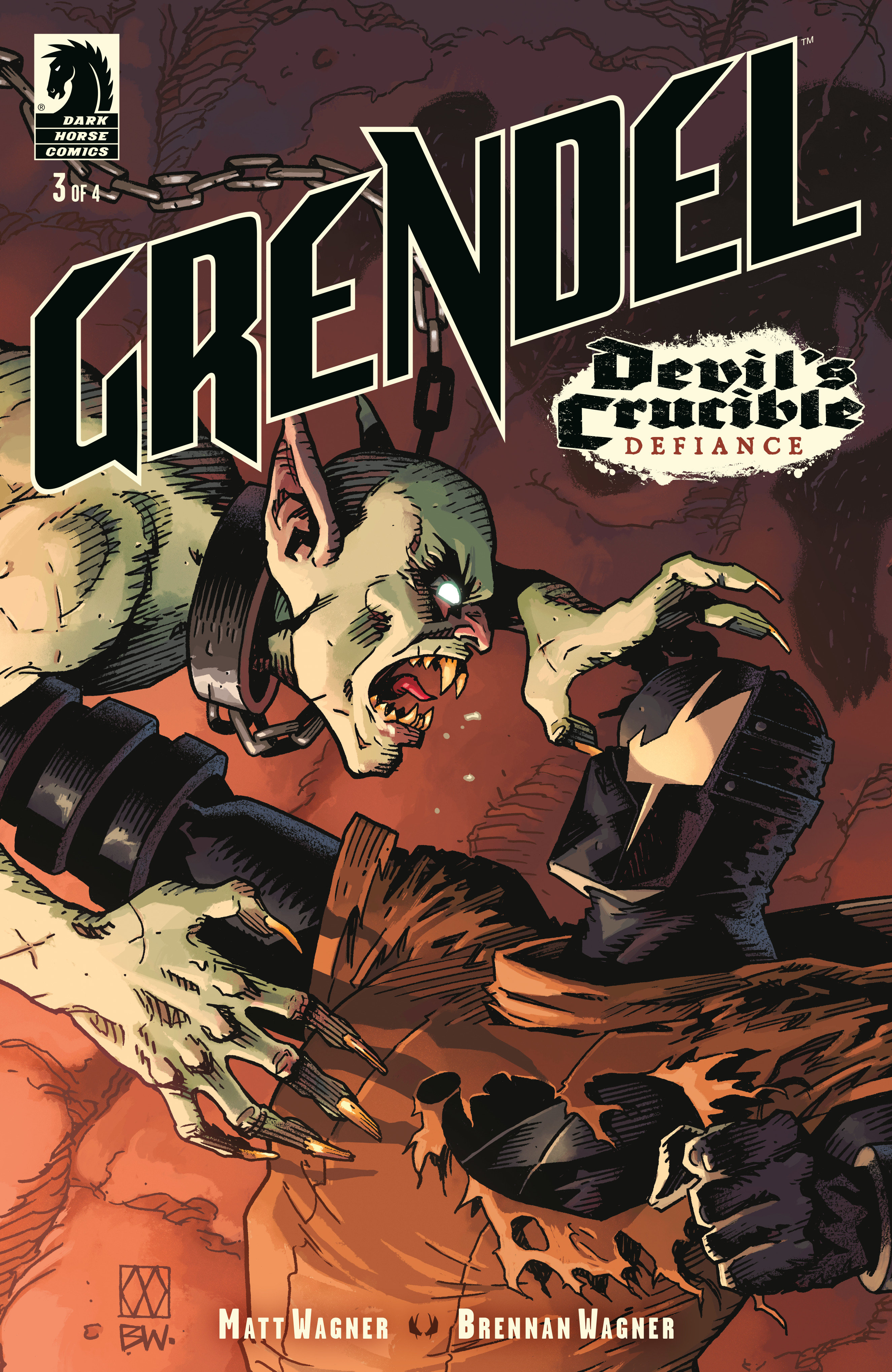 Grendel: Devil's Crucible Defiance #3 Cover A (Matt Wagner)