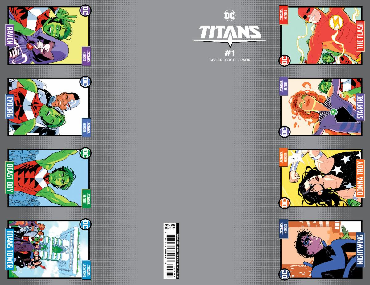 Titans #1 Cover H Trading Card Card Stock Variant