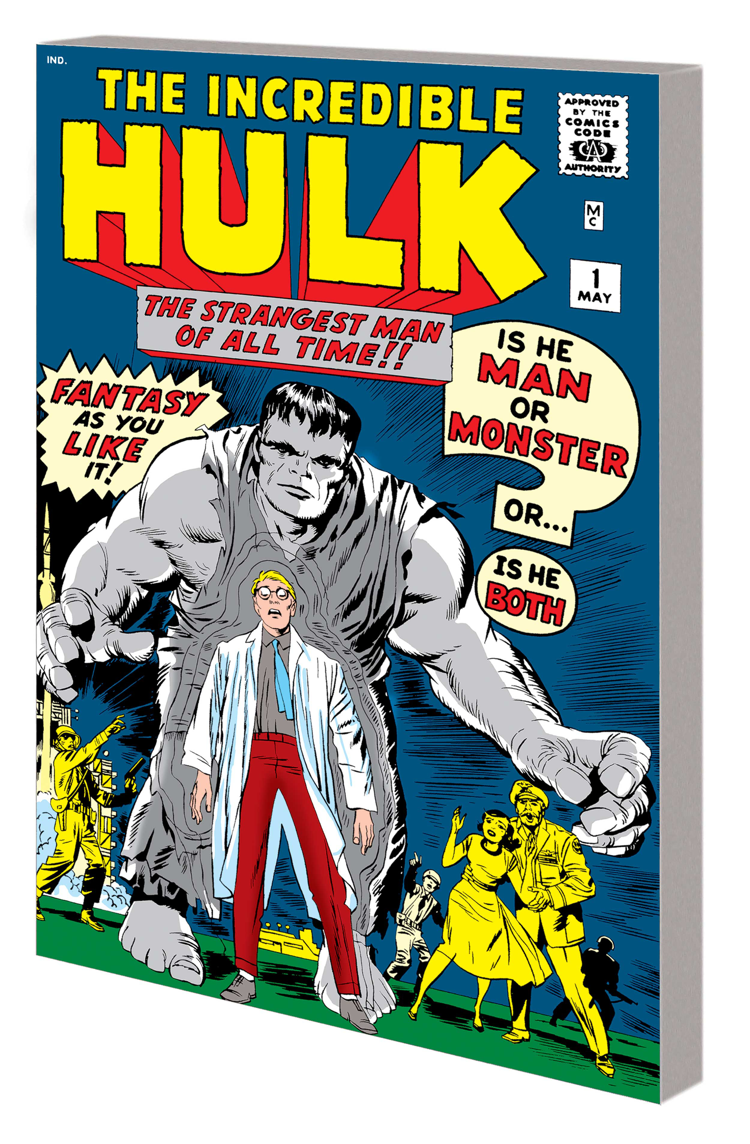 Mighty Marvel Masterworks Incredible Hulk Graphic Novel Volume 1 Green Goliath