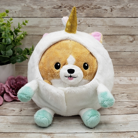 Squishable Undercover Corgi In Unicorn (7")