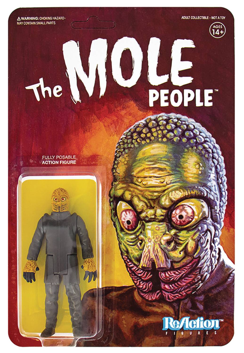 Universal Monsters Mole Man Reaction Figure