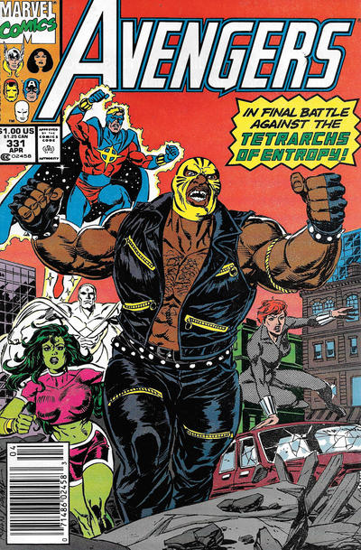 The Avengers #331 [Newsstand]-Fine (5.5 – 7)