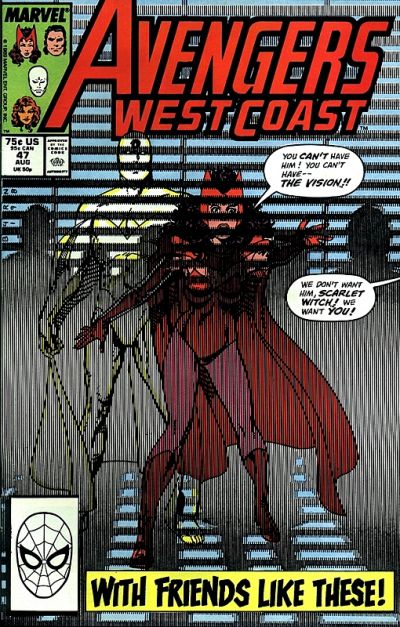 West Coast Avengers #47 [Direct]-Fine (5.5 – 7)