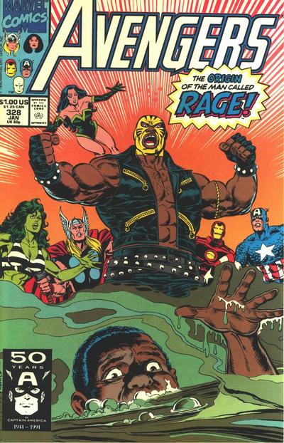 The Avengers #328 [Direct]-Fine (5.5 – 7)
