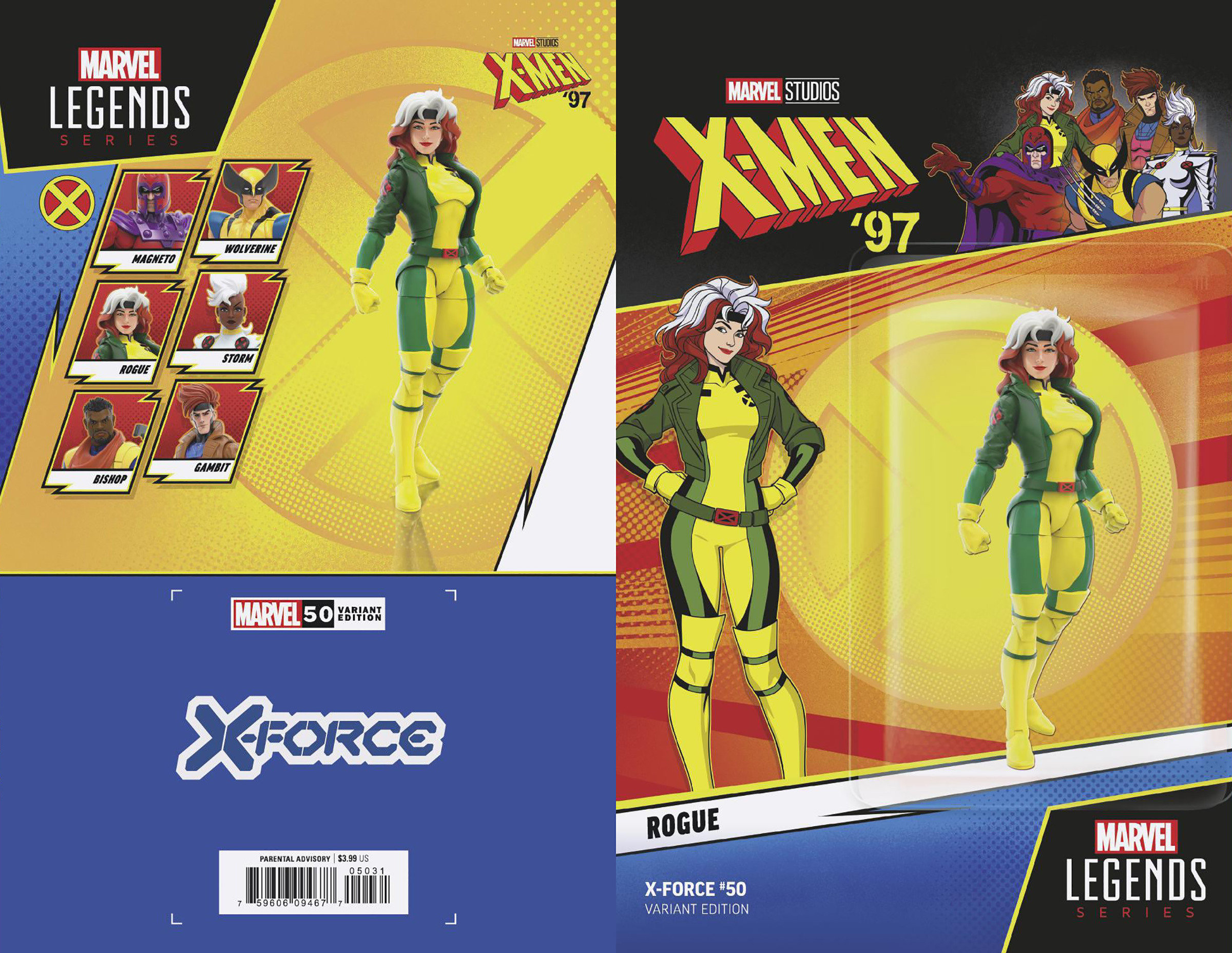 X-Force #50 X-Men 97 Rogue Action Figure Variant