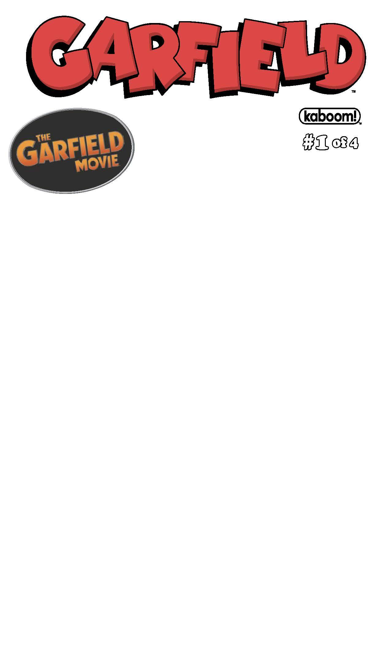 Garfield #1 Cover C Blank Sketch Variant (Of 4)