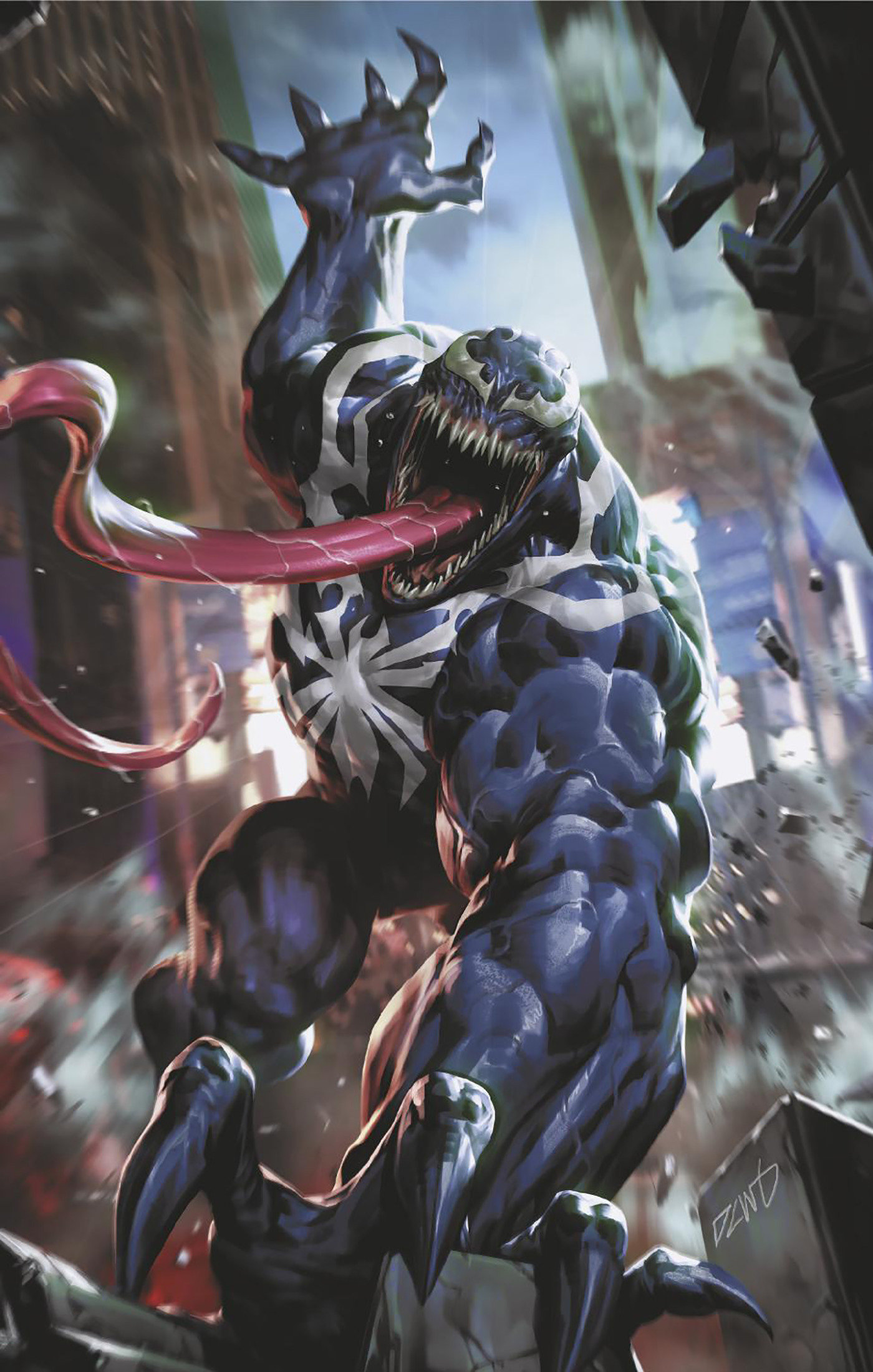 Venomverse Reborn #1 Derrick Chew Symbiote Virgin Variant 1 for 100 Incentive