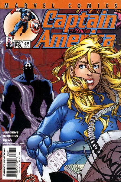 Captain America #49 [Direct Edition]-Fine (5.5 – 7)