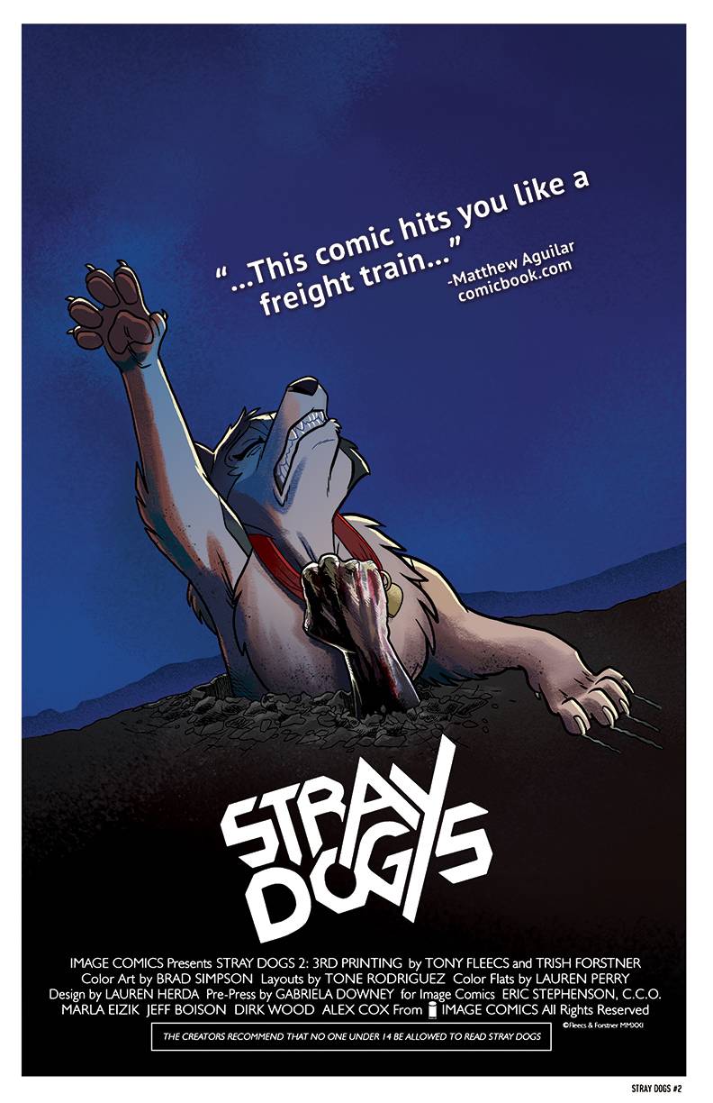 Stray Dogs #2 3rd Printing