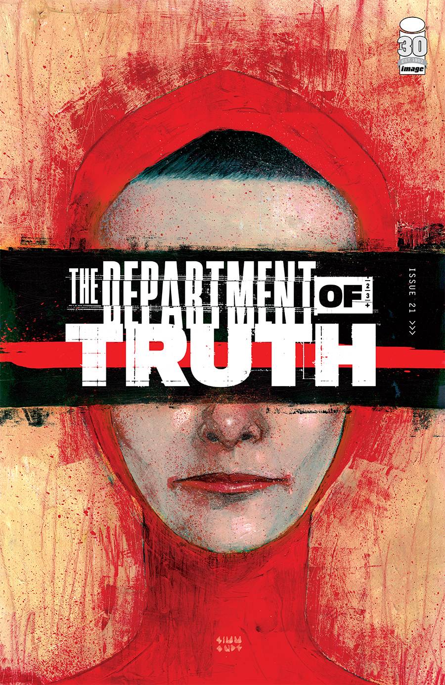 Department of Truth #21 Cover C 1 for 50 Incentive Simmonds (Mature)