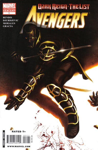 Dark Reign List Avengers 2nd Print (2009)