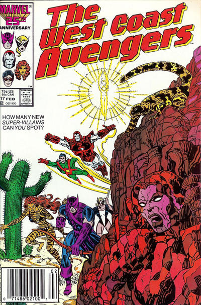 West Coast Avengers #17 [Newsstand]-Very Fine