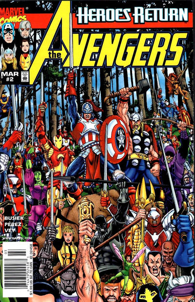 Avengers #2 [Newsstand]-Fine (5.5 – 7)