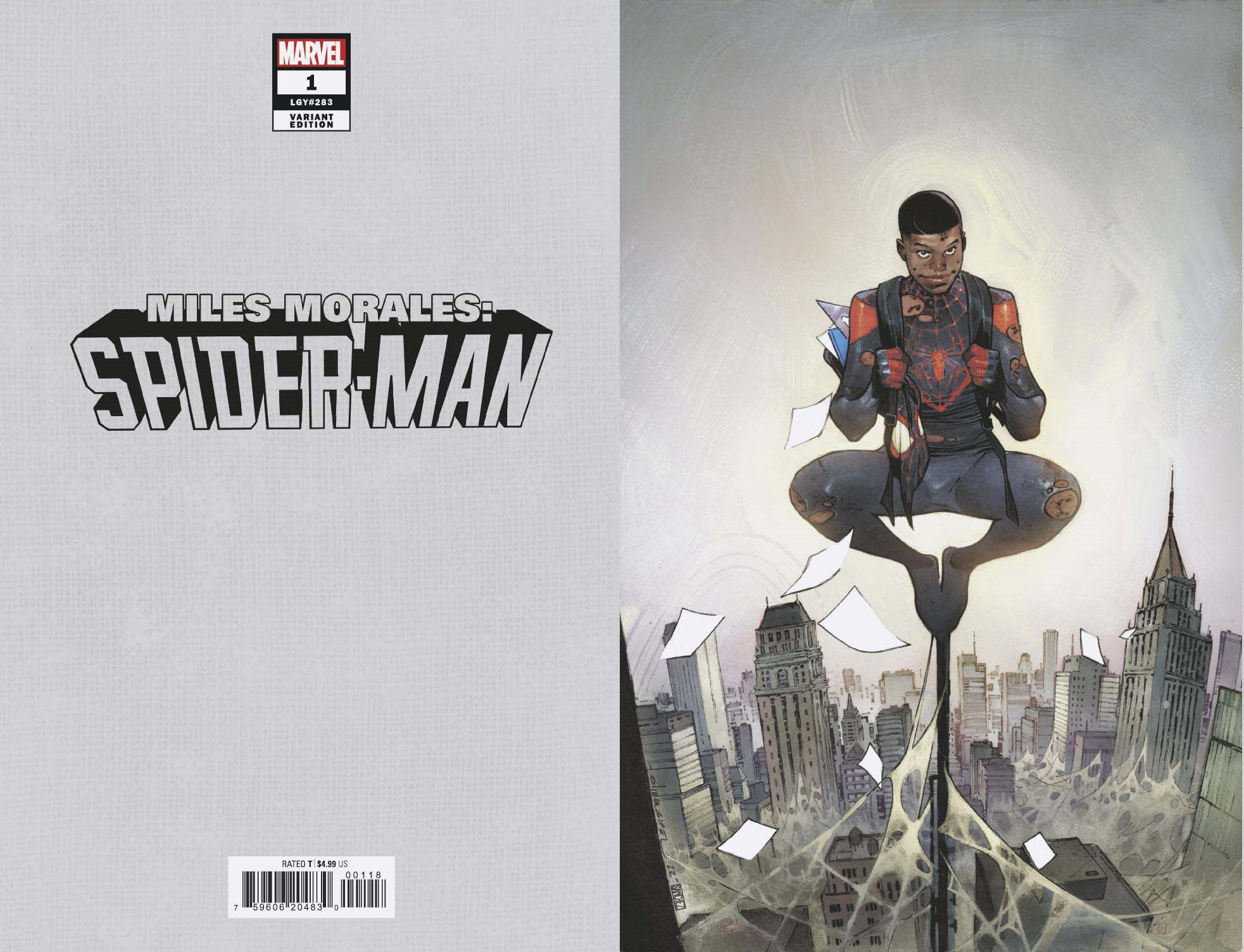 Miles Morales: Spider-Man #1 1 for 100 Incentive Coipel Virgin Variant