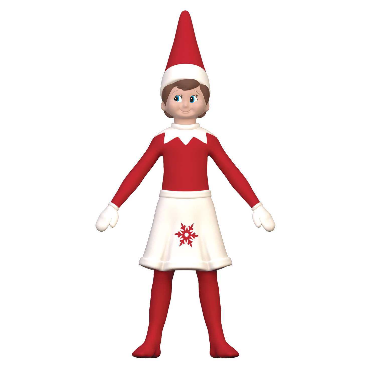 Flexfigs Elf On The Shelf Elf Scout Girl Blue Eyes