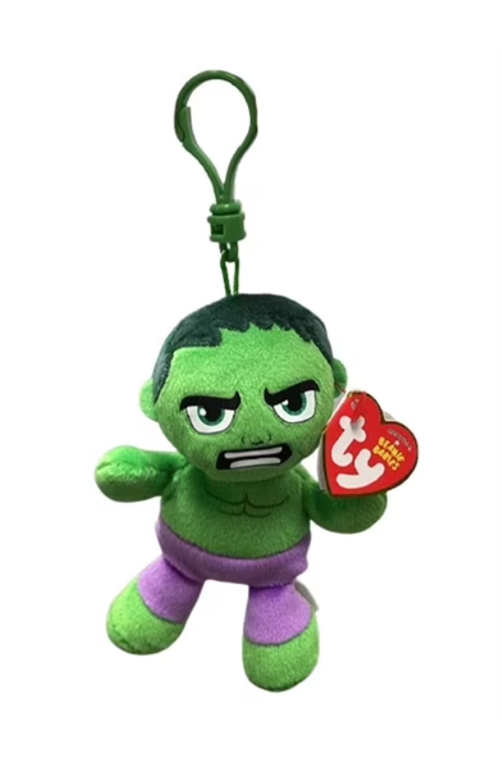 Hulk Ty Marvel Soft Plush Clip