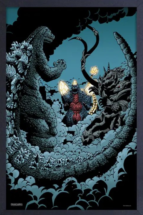 Godzilla - Spacezilla Framed Print | ComicHub