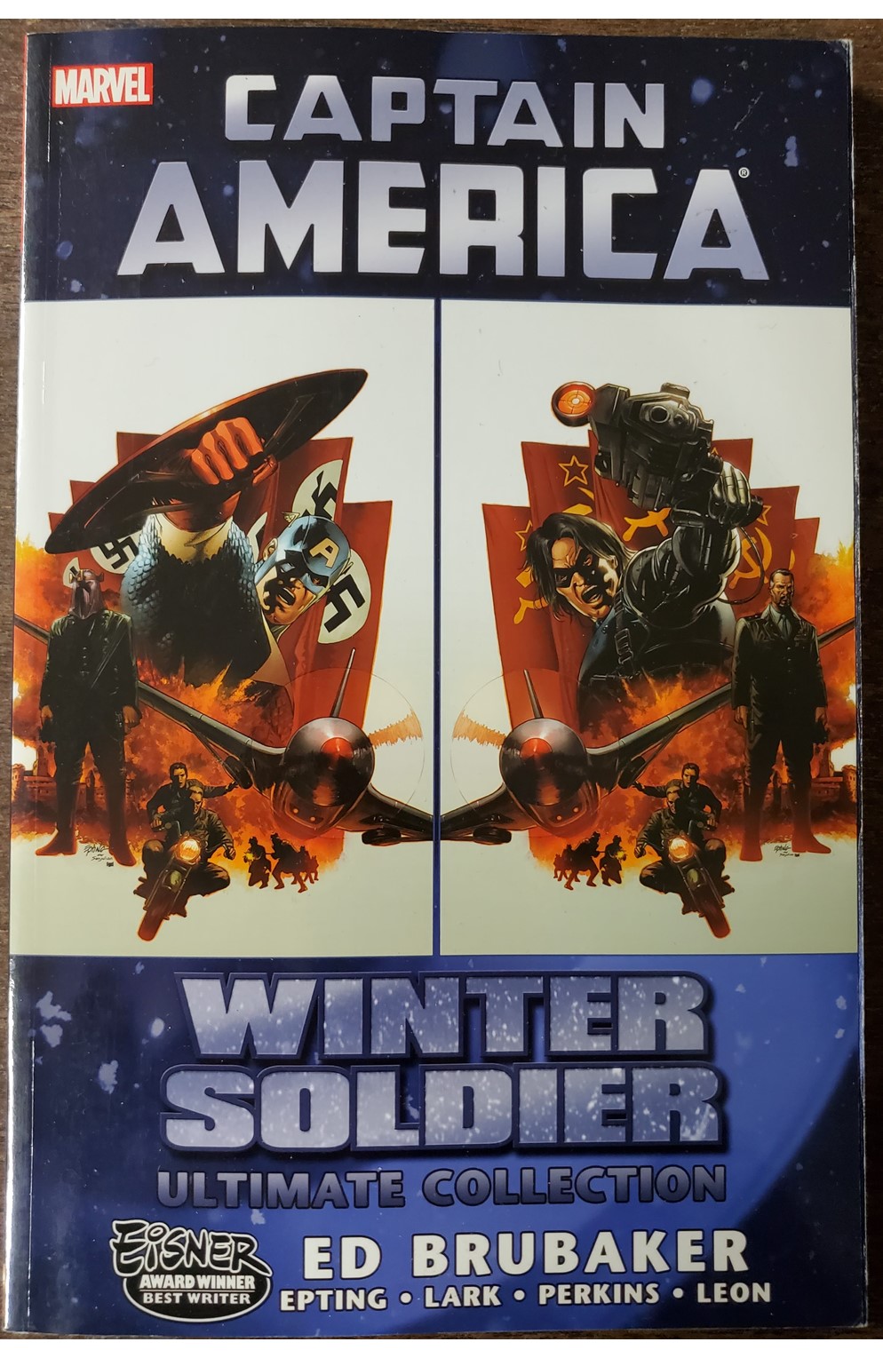 Captain America Winter Soldier Ultimate Collection Graphic Novel (Marvel 2014) Used - Good