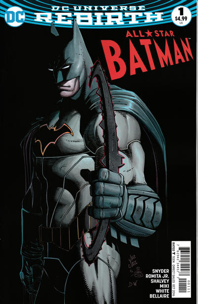 All Star Batman #1 [John Romita Jr. / Danny Miki "Batman" Cover]-Near Mint (9.2 - 9.8)