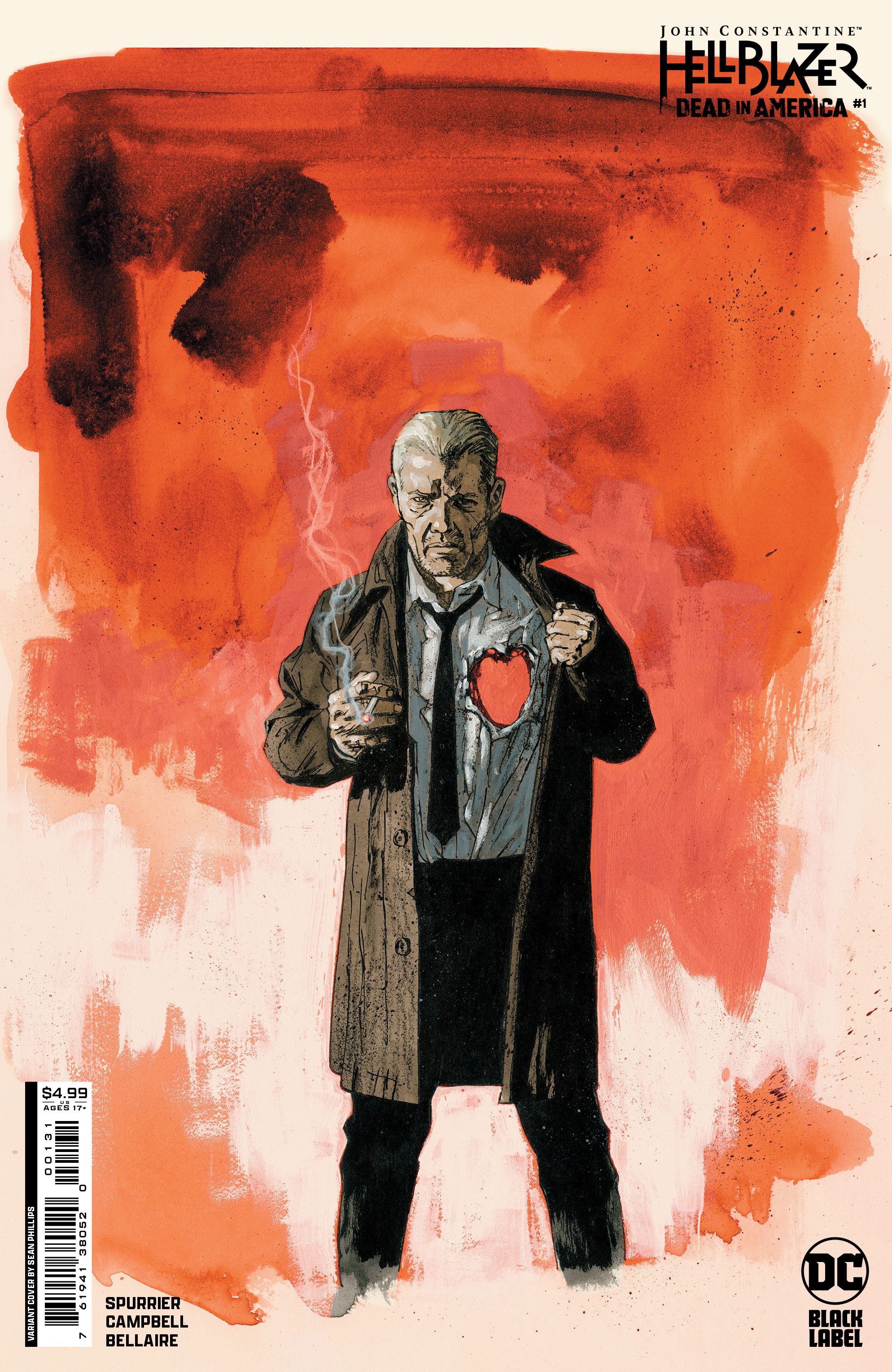 John Constantine, Hellblazer Dead in America #1 Cover C Sean Phillips Variant (Mature) (Of 8)