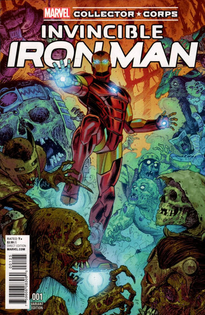 Invincible Iron Man #1 [Collector Corps Exclusive Tony Moore Variant]