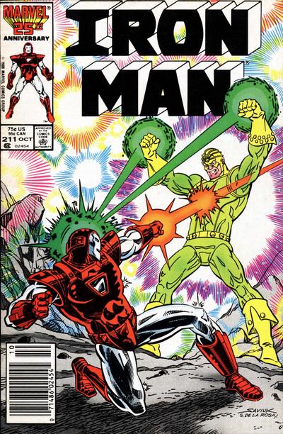 Iron Man #211 [Newsstand]-Good (1.8 – 3)