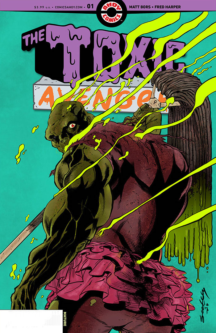 Toxic Avenger #1 Cover C 5 Copy Tim Seeley Unlock Variant (Mature) (Of 5)