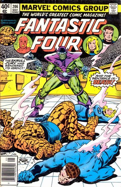 Fantastic Four #206 [Newsstand] - Fn/Vf