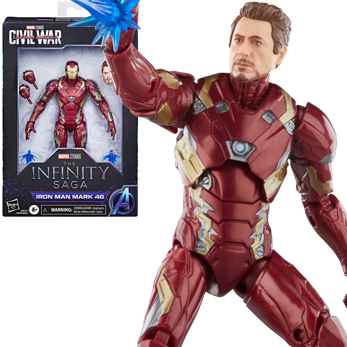 Avengers Legends Infinity Saga Iron Man Mark 46 6 Inch Action Figure