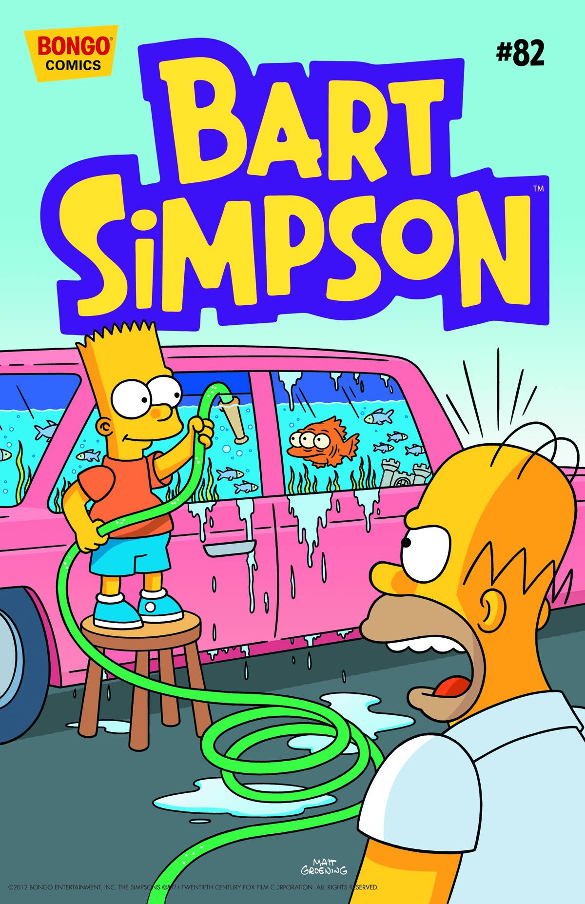 Bart simpson comic book