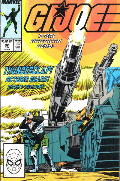 G.I. Joe, A Real American Hero #92 [Direct]-Fine (5.5 – 7) [1St App. of Backblast]