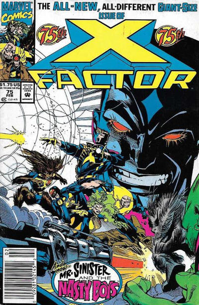 X-Factor #75 [Newsstand]-Fine (5.5 – 7)