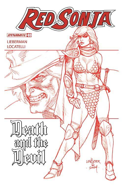 Red Sonja Death And The Devil #3 Cover L 7 Copy Incentive Linsner