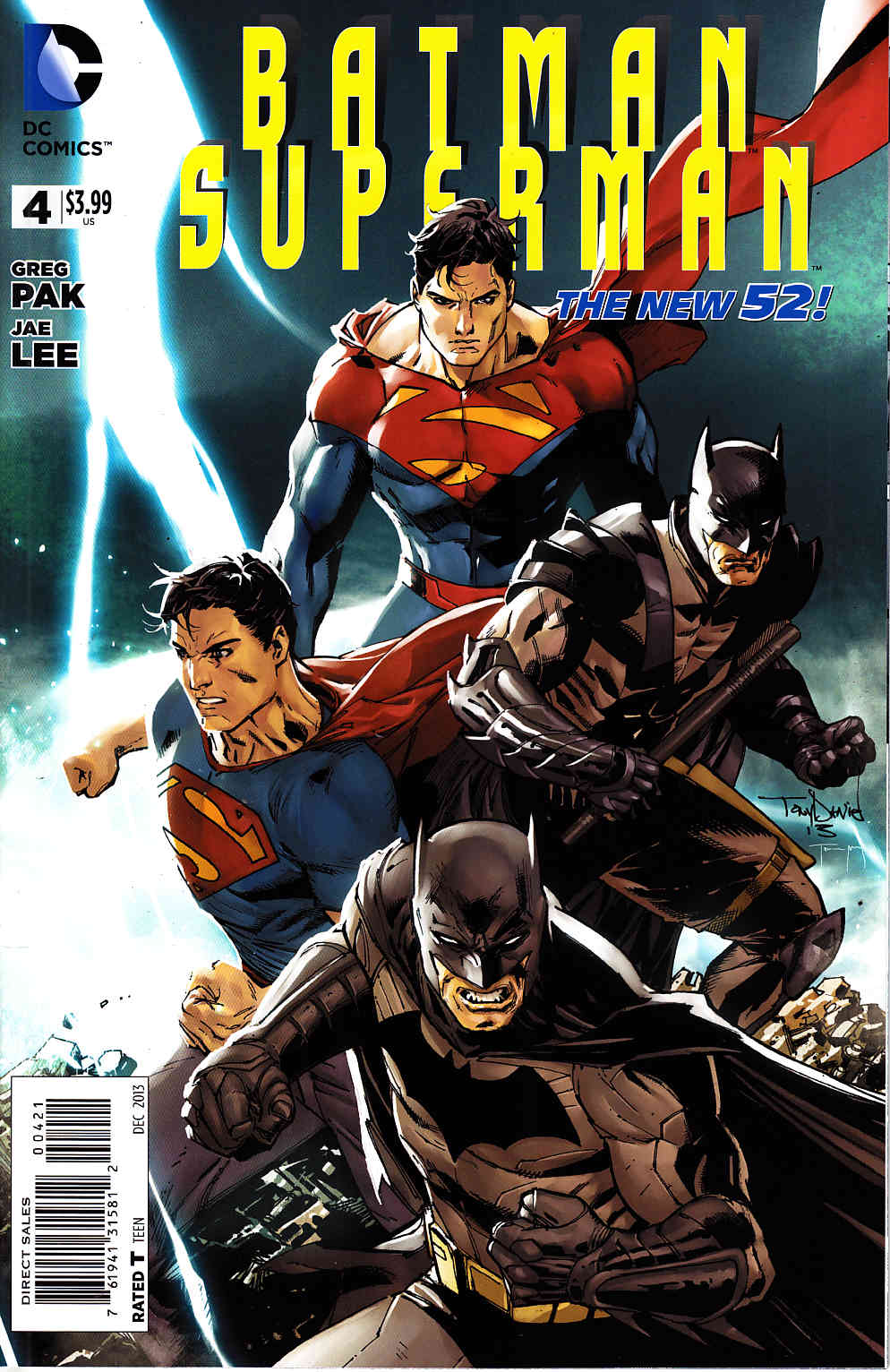 Batman Superman #4 1 for 25 Incentive Tony S Daniel (2013)