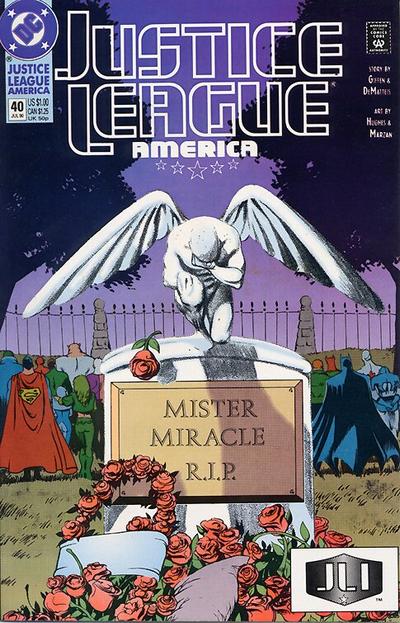 Justice League America #40 [Direct]-Very Good (3.5 – 5) (1987)