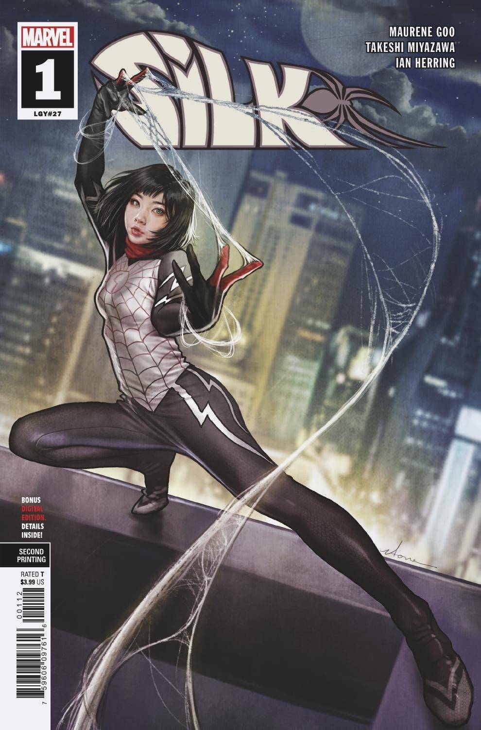 Silk #1 2nd Printing Stonehouse Variant (Of 5)