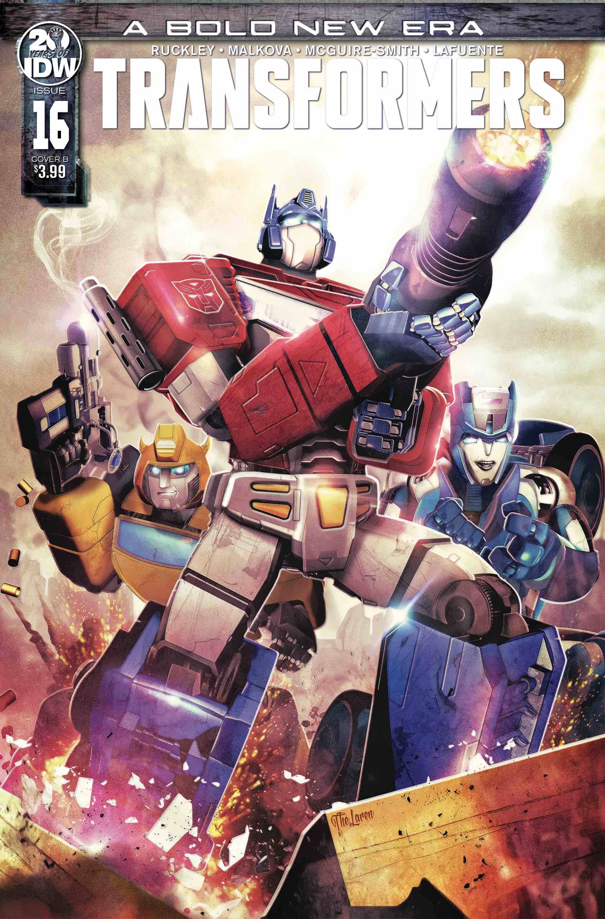 Transformers #16 Cover B Laren