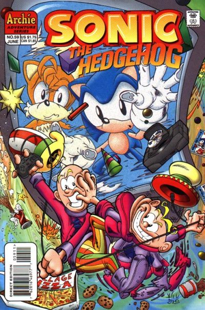 Sonic The Hedgehog #59-Very Fine (7.5 – 9)