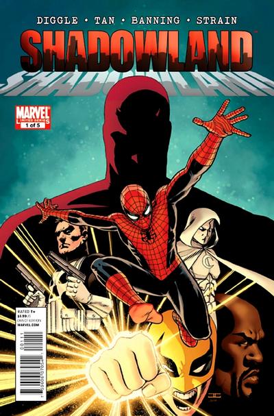 Shadowland #1 [Standard Cover]-Fine (5.5 – 7) Debut of New Daredevil Costume