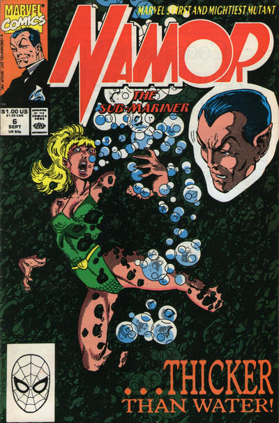 Namor, The Sub-Mariner #6 [Direct](1990)-Very Fine (7.5 – 9)