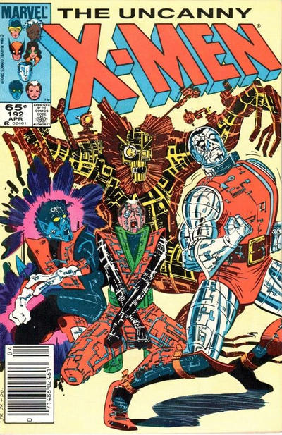 The Uncanny X-Men #192 [Newsstand]-Near Mint (9.2 - 9.8)