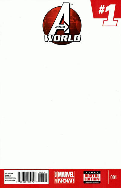 Avengers World #1 (Blank Cover Variant) (2014)