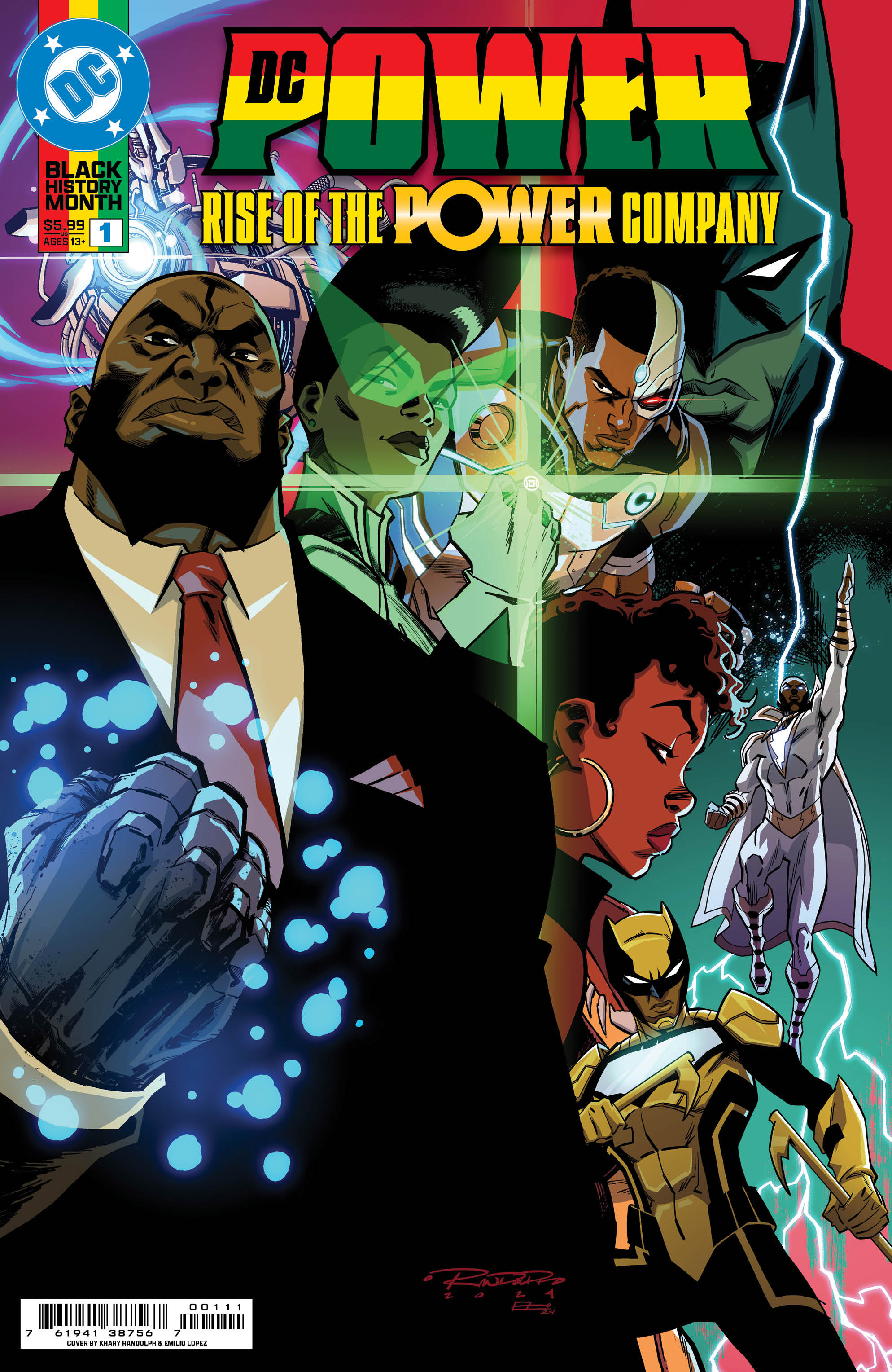 DC Power Rise of the Power Company #1 (One Shot) Cover A Khary Randolph